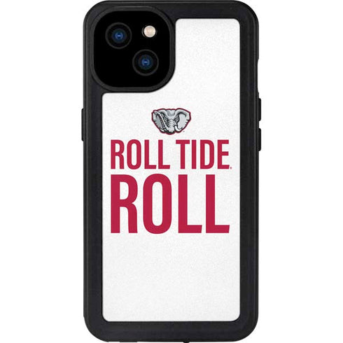 University of Alabama Crimson Roll Tide iPhone 15 Plus Waterproof Case